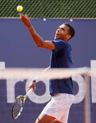 14.04.2024, ATP, Tennis Herren Tour 250, BMW Open 2024, Iphitos Muenchen, Tennis, im Bild: Felix Auger Aliassime (CAN)