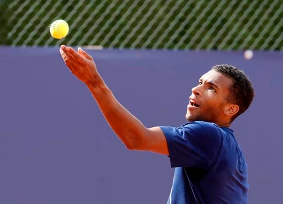 14.04.2024, ATP, Tennis Herren Tour 250, BMW Open 2024, Iphitos Muenchen, Tennis, im Bild: Felix Auger Aliassime (CAN)