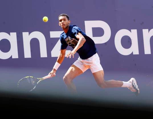 14.04.2024, ATP, Tennis Herren Tour 250, BMW Open 2024, Iphitos Muenchen, Tennis, im Bild: Felix Auger Aliassime (CAN)