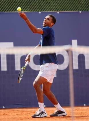 14.04.2024, ATP, Tennis Herren Tour 250, BMW Open 2024, Iphitos Muenchen, Tennis, im Bild: Felix Auger Aliassime (CAN)