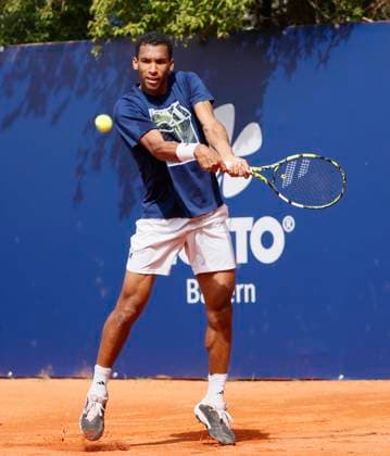 14.04.2024, ATP, Tennis Herren Tour 250, BMW Open 2024, Iphitos Muenchen, Tennis, im Bild: Felix Auger Aliassime (CAN)