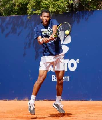 14.04.2024, ATP, Tennis Herren Tour 250, BMW Open 2024, Iphitos Muenchen, Tennis, im Bild: Felix Auger Aliassime (CAN)