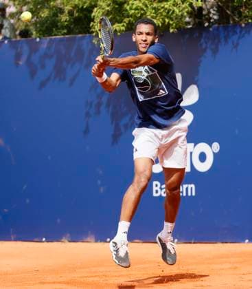 14.04.2024, ATP, Tennis Herren Tour 250, BMW Open 2024, Iphitos Muenchen, Tennis, im Bild: Felix Auger Aliassime (CAN)