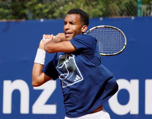 14.04.2024, ATP, Tennis Herren Tour 250, BMW Open 2024, Iphitos Muenchen, Tennis, im Bild: Felix Auger Aliassime (CAN)
