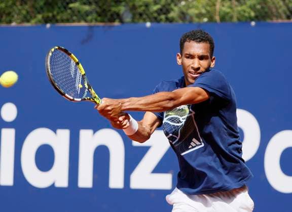 14.04.2024, ATP, Tennis Herren Tour 250, BMW Open 2024, Iphitos Muenchen, Tennis, im Bild: Felix Auger Aliassime (CAN)