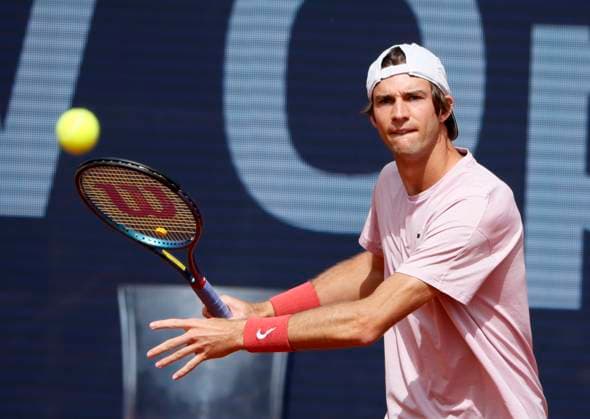 14.04.2024, ATP, Tennis Herren Tour 250, BMW Open 2024, Iphitos Muenchen, Tennis, im Bild: Henri Squire (GER)