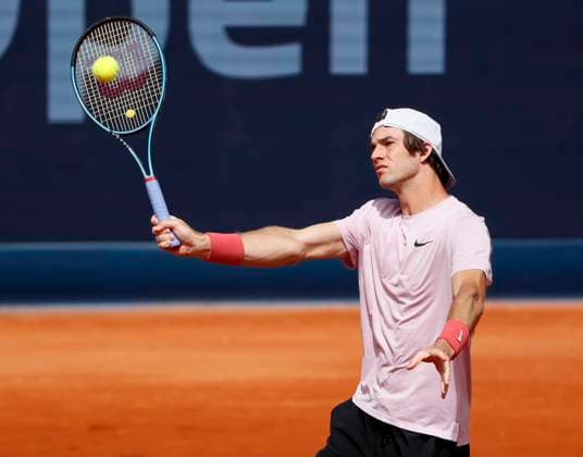 14.04.2024, ATP, Tennis Herren Tour 250, BMW Open 2024, Iphitos Muenchen, Tennis, im Bild: Henri Squire (GER)