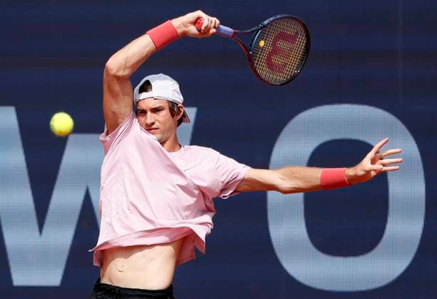 14.04.2024, ATP, Tennis Herren Tour 250, BMW Open 2024, Iphitos Muenchen, Tennis, im Bild: Henri Squire (GER)