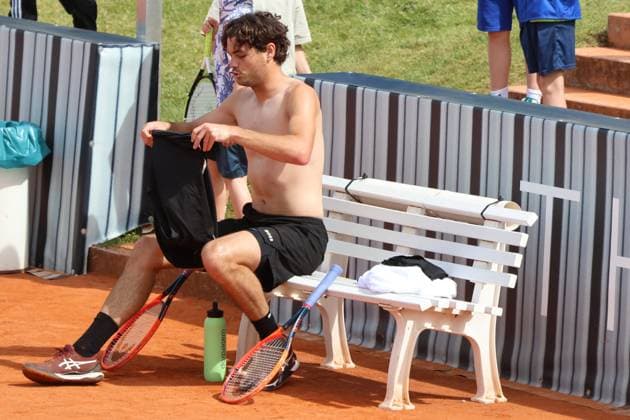 Taylor Fritz (USA) beim Training Tennis BMW Open 2024 14.04.2004 München FOTO: Mladen Lackovic LakoPress