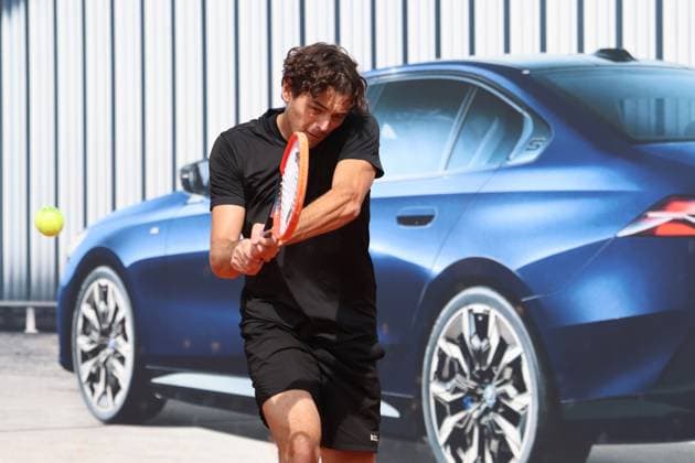 Taylor Fritz (USA) beim Training Tennis BMW Open 2024 14.04.2004 München FOTO: Mladen Lackovic LakoPress