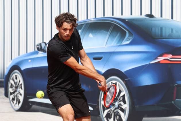 Taylor Fritz (USA) beim Training Tennis BMW Open 2024 14.04.2004 München FOTO: Mladen Lackovic LakoPress