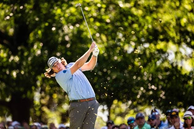 240414 Neal Shipley of The United States during the final round of the 2024 Masters Golf Tournament on April 14, 2024 in Augusta. Photo: Petter Arvidson BILDBYRAN kod PA PA0795 bbeng golf masters the masters Augusta us masters Copyright: PETTERxARVIDSON BB240414PA054