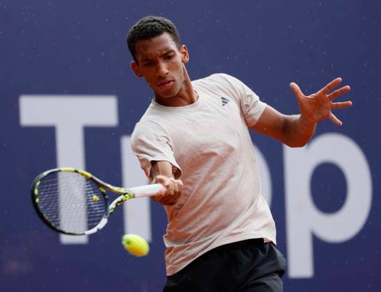 15.04.2024, BMW Open 2024, MTTC Iphitos Muenchen, Tennis, Muenchen, im Bild: Felix Auger Aliassime (CAN)
