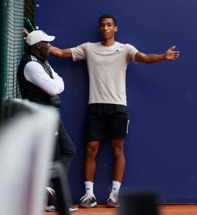 15.04.2024, BMW Open 2024, MTTC Iphitos Muenchen, Tennis, Muenchen, im Bild: Felix Auger Aliassime (CAN)