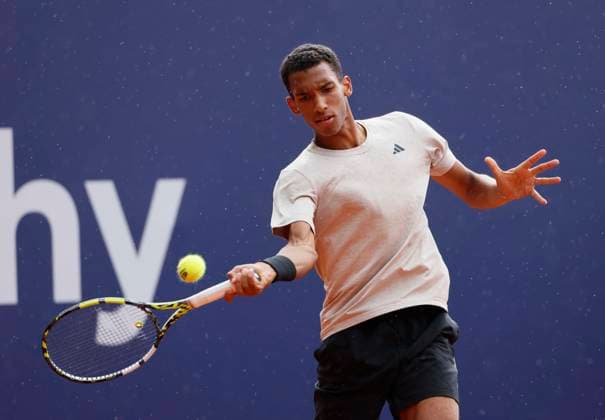 15.04.2024, BMW Open 2024, MTTC Iphitos Muenchen, Tennis, Muenchen, im Bild: Felix Auger Aliassime (CAN)