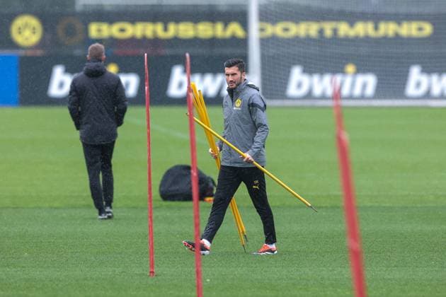 15.04.2024, Fussball, Saison 2023 2024, UEFA Champions League, UCL, Abschlusstraining, Borussia Dortmund - Atletico Madrid, Co-Trainer Nuri Sahin (Borussia Dortmund), Dortmund Signal Iduna Park NRW Deutschland xRHR-FOTO DEx Copyright: DennisxEwert RHR-FOTOx RHR-FOTO DE