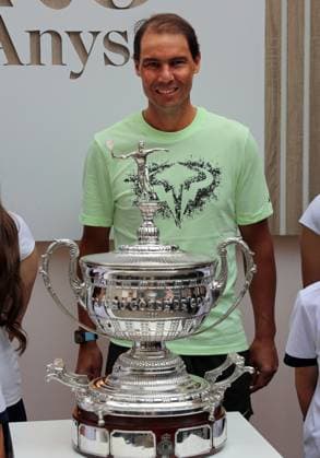 Barcelona Open Banc Sabadell 2024 - Day One Rafael Nadal is participating in the presentation of the Barcelona Open Banc Sabadell tournament, the 71st Conde de Godo Trophy, which is taking place at the Real Club de Tennis Barcelona 1899 in Barcelona, Spain, on April 15, 2024. Barcelona Barcelona Spain  Copyright: xUrbanandsportx originalFilename:urbanandsport-barcelon240415_np8Qa.jpg