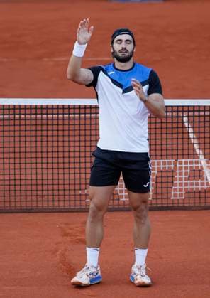 15.04.2024, BMW Open 2024, MTTC Iphitos Muenchen, Tennis, Muenchen, im Bild: Alejandro Moro Canas (SPA) Sieger vs Dominic Thiem (AUT)