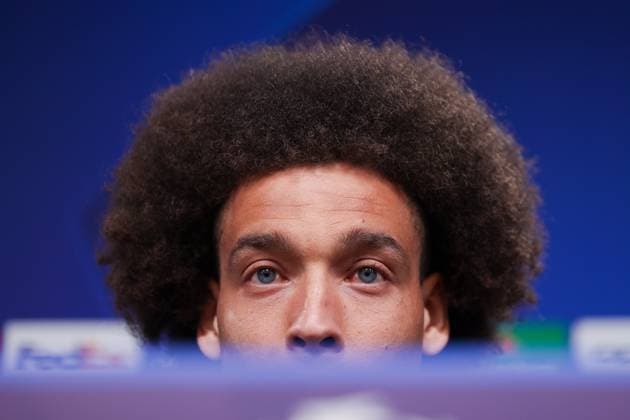15.04.2024, Fussball, Saison 2023 2024, UEFA Champions League, UCL, Pressekonferenz, Borussia Dortmund - Atletico Madrid, Pressekonferenz mit Axel Witsel (Atletico Madrid), Dortmund Signal Iduna Park NRW Deutschland xRHR-FOTO DEx Copyright: DennisxEwert RHR-FOTOx RHR-FOTO DE