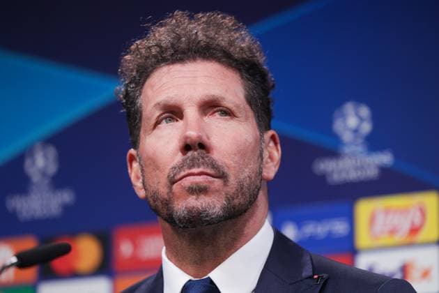 15.04.2024, Fussball, Saison 2023 2024, UEFA Champions League, UCL, Pressekonferenz, Borussia Dortmund - Atletico Madrid, Pressekonferenz mit Trainer Diego Simeone (Atletico Madrid), Dortmund Signal Iduna Park NRW Deutschland xRHR-FOTO DEx Copyright: DennisxEwert RHR-FOTOx RHR-FOTO DE