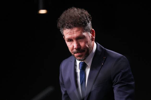 15.04.2024, Fussball, Saison 2023 2024, UEFA Champions League, UCL, Pressekonferenz, Borussia Dortmund - Atletico Madrid, Pressekonferenz mit Trainer Diego Simeone (Atletico Madrid), Dortmund Signal Iduna Park NRW Deutschland xRHR-FOTO DEx Copyright: DennisxEwert RHR-FOTOx RHR-FOTO DE
