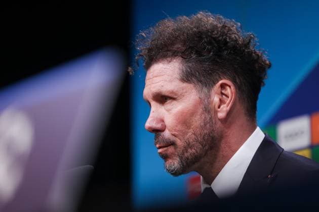 15.04.2024, Fussball, Saison 2023 2024, UEFA Champions League, UCL, Pressekonferenz, Borussia Dortmund - Atletico Madrid, Pressekonferenz mit Trainer Diego Simeone (Atletico Madrid), Dortmund Signal Iduna Park NRW Deutschland xRHR-FOTO DEx Copyright: DennisxEwert RHR-FOTOx RHR-FOTO DE