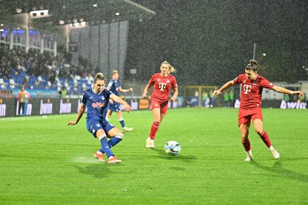 Google Pixel Frauen-Bundesliga: TSG Hoffenheim vs. 1. FC Köln; Hoffenheim, 15.04.2024 Julia Hickelsberger (TSG Hoffenheim, 18) Google Pixel Frauen-Bundesliga, Spieltag 18: TSG Hoffenheim vs. 1. FC Köln am 15.04.2024 im Dietmar-Hopp-Stadion in Hoffenheim. DFL REGULATIONS PROHIBIT ANY USE OF PHOTOGRAPHS AS IMAGE SEQUENCES AND OR QUASI-VIDEO. Copyright: xBEAUTIFULxSPORTS Gelhardtx