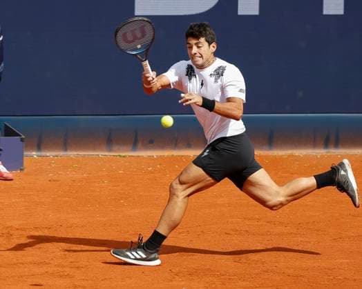 Christian Garin Tennis - BMW Open 2024 - ATP, Tennis Herren - MTTC Iphitos - Munich - - Germany - 16 April 2024. Copyright: xJuergenxHasenkopfx