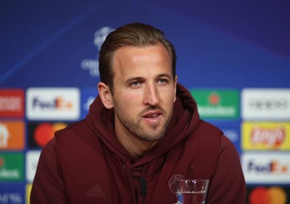 München, Deutschland 16. April 2024: Fussball, Herren, UEFA Champions League, Saison 2023 2024, FC Bayern München, Pressekonferenz Hier im Bild Harry Kane (FC Bayern München) auf der Pressekonferenz