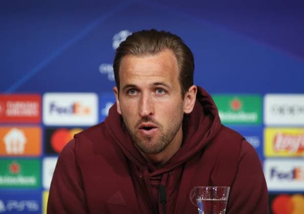 München, Deutschland 16. April 2024: Fussball, Herren, UEFA Champions League, Saison 2023 2024, FC Bayern München, Pressekonferenz Hier im Bild Harry Kane (FC Bayern München) Kopf, Portrait auf der Pressekonferenz