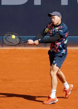 Dominik Koepfer Tennis - BMW Open 2024 - ATP, Tennis Herren - MTTC Iphitos - Munich - - Germany - 16 April 2024. Copyright: xJuergenxHasenkopfx