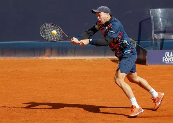 Dominik Koepfer Tennis - BMW Open 2024 - ATP, Tennis Herren - MTTC Iphitos - Munich - - Germany - 16 April 2024. Copyright: xJuergenxHasenkopfx