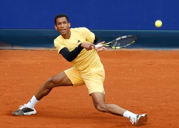 Felix Auger-Aliassime (CAN) Tennis - BMW Open 2024 - ATP, Tennis Herren - MTTC Iphitos - Munich - - Germany - 16 April 2024. Copyright: xJuergenxHasenkopfx