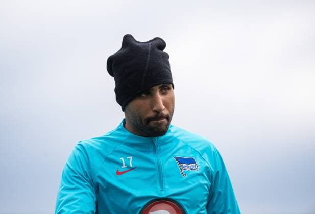 Fussball, Herren, Saison 2023 24, 2. Bundesliga, Hertha BSC, Training, Nader El-Jindaoui (Hertha BSC), 16.04. 2024,