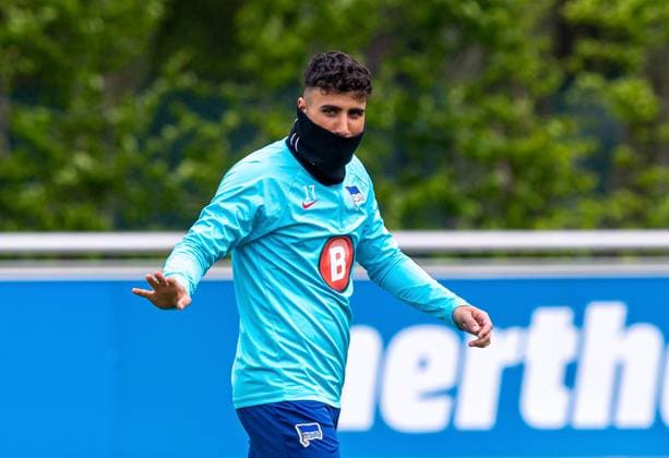 Fussball, Herren, Saison 2023 24, 2. Bundesliga, Hertha BSC, Training, Nader El-Jindaoui (Hertha BSC), 16.04. 2024,