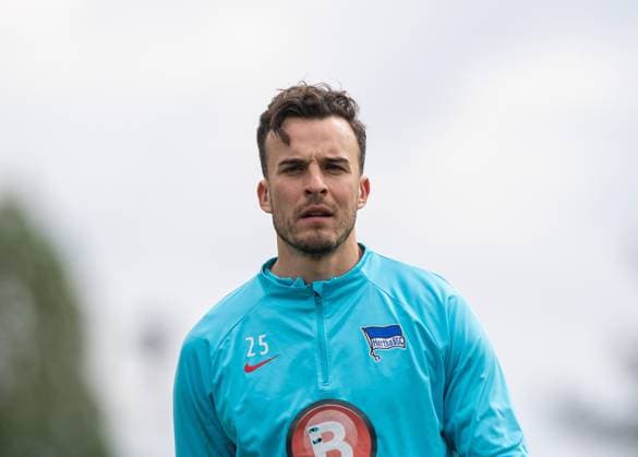 Fussball, Herren, Saison 2023 24, 2. Bundesliga, Hertha BSC, Training, Haris Tabakovic (Hertha BSC), 16.04. 2024,
