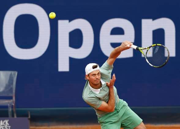 Maximilian Marterer (GER) Tennis - BMW Open 2024 - ATP, Tennis Herren - MTTC Iphitos - Munich - - Germany - 16 April 2024. Copyright: xJuergenxHasenkopfx