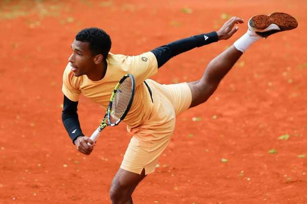 Felix Auger-Aliassime (CAN) Tennis - BMW Open 2024 - ATP, Tennis Herren - MTTC Iphitos - Munich - - Germany - 16 April 2024. Copyright: xJuergenxHasenkopfx