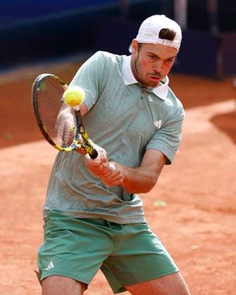 Maximilian Marterer (GER) Tennis - BMW Open 2024 - ATP, Tennis Herren - MTTC Iphitos - Munich - - Germany - 16 April 2024. Copyright: xJuergenxHasenkopfx