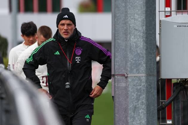 Thomas Tuchel (FC Bayern Muenchen, Cheftrainer), Abschlusstraining, FC Bayern Muenchen, Fussball, UEFA Champions League, Viertelfinale Rueckspiel, Saison 23 24, 16.04.2024, Abschlusstraining, FC Bayern Muenchen, Fussball, UEFA Champions League, Viertelfinale Rueckspiel, Saison 23 24, 16.04.2024 Muenchen Copyright: xEibner-Pressefoto JennixMaulx EP_JML