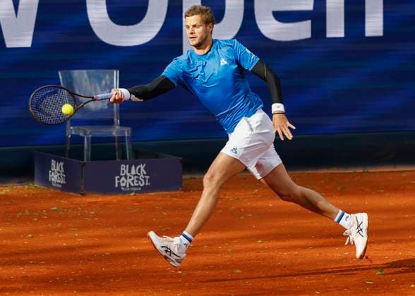 Yannick Hanfmann (GER) Tennis - BMW Open 2024 - ATP, Tennis Herren - MTTC Iphitos - Munich - - Germany - 16 April 2024. Copyright: xJuergenxHasenkopfx