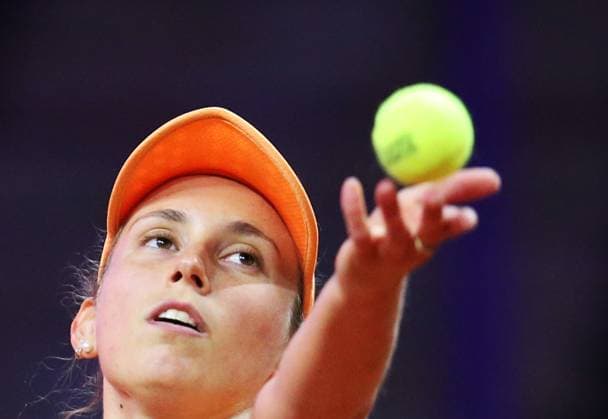 16.04.2024, Deutschland, Stuttgart, Porsche Tennis Grand Prix 2024, Elise Mertens BEL