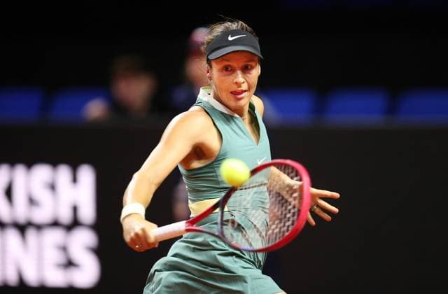 Sport Bilder des Tages 16.04.2024, Deutschland, Stuttgart, Porsche Tennis Grand Prix 2024, Tatjana Maria GER