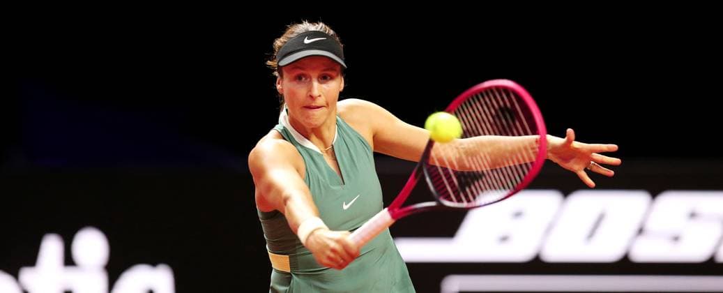 16.04.2024, Deutschland, Stuttgart, Porsche Tennis Grand Prix 2024, Tatjana Maria GER