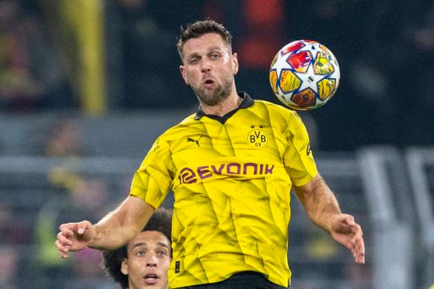 Fußball: Champions League. Rückspiel Viertelfinale, Borussia Dortmund - Atletico Madrid am 16.04.2024 im Signal-Iduna-Park: Dortmunds Niclas Füllkrug kämpft um den Ball. WICHTIGER HINWEIS: Gemäß den Vorgaben der UEFA ist es untersagt, in dem Stadion und oder vom Spiel angefertigte Fotoaufnahmen in Form von Sequenzbildern und oder videoähnlichen Fotostrecken zu verwerten bzw. verwerten zu lassen. Copyright: xKirchner DavidxInderliedx