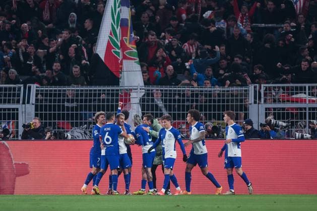 16.04.2024, Fussball, Saison 2023 2024, UEFA Champions League, UCL, Viertelfinale, Runde 2, Rueckspiel, Borussia Dortmund - Atletico Madrid, Die Spieler von Madrid bejubeln das Tor zum 2:1, Dortmund Signal Iduna Park NRW Deutschland xRHR-FOTO DEx Copyright: DennisxEwert RHR-FOTOx RHR-FOTO DE