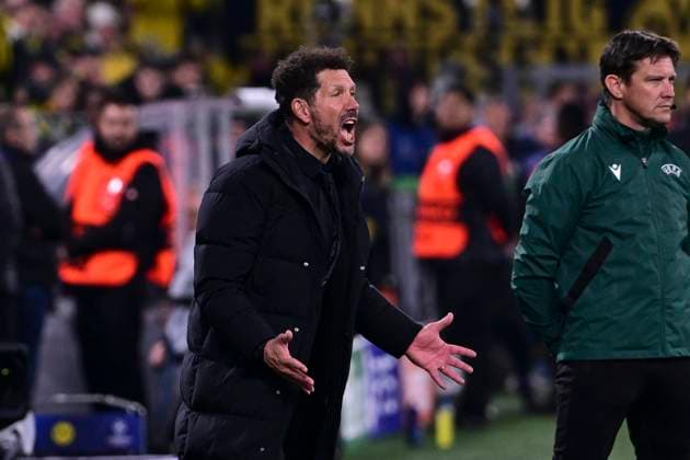 Diego Simieone , Borussia Dortmund vs. Atletico Madrid, Fussball, Champions League, Achtelfinale, 16.04.2024 Dortmund Nordrhein-Westfalen Deutschland