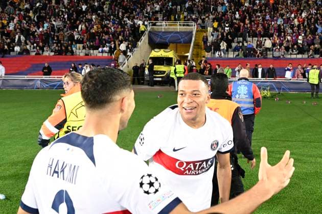 lors du quart de final retour de la Ligue des Champions opposant le FC Barcelona, Barca au Paris Saint Germain le 16 avril 2024 au Estadi Olimpic Lluis Companys a Barcelone, Espagne. FOOTBALL : FC Barcelone vs Paris Saint Germain - Ligue des Champions - 16 04 2024 ValentinaClaret Panoramic 