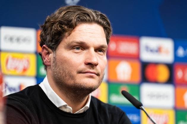 GER, UEFA Champions League, Borussia Dortmund vs AtlÃ tico Madrid Atletico Madrid 16.04.2024, Signal Iduna Park, Dortmund, GER, UEFA Champions League, Borussia Dortmund vs AtlÃ tico Madrid Atletico Madrid Im Bild: Edin TerziÄ‡ Terzic (Chef-Trainer Head Coach, BV Borussia Dortmund) Pressekonferenz nach dem Spiel