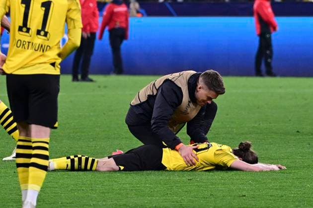 Marcel Sabitzer 20 (Borussia Dortmund), Borussia Dortmund vs. Atletico Madrid, Fussball, Champions League, Achtelfinale, 16.04.2024 Dortmund Nordrhein-Westfalen Deutschland